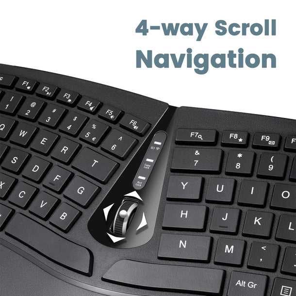 Set tastatura si mouse wireless, Perixx, Periduo-606,Negru,sigilat