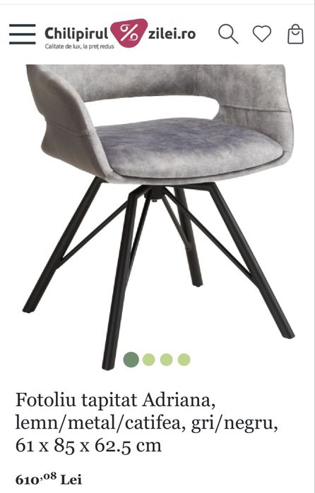 Set fotolii rotative