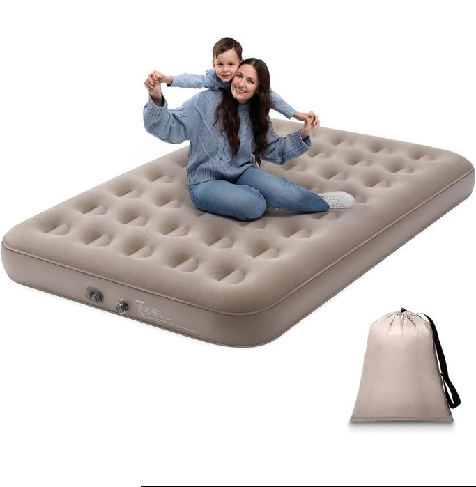 Saltea gonflabilă Dametay  pompă integrată pat 195x125x 20 cm camping