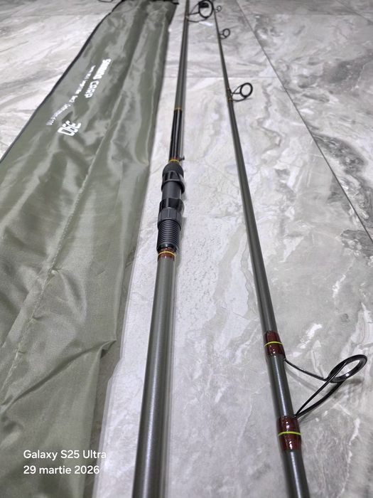 SET 4 Lansete CRAP din carbon Saimino MO2 3,90m din 2 tronsoane 4 lbs