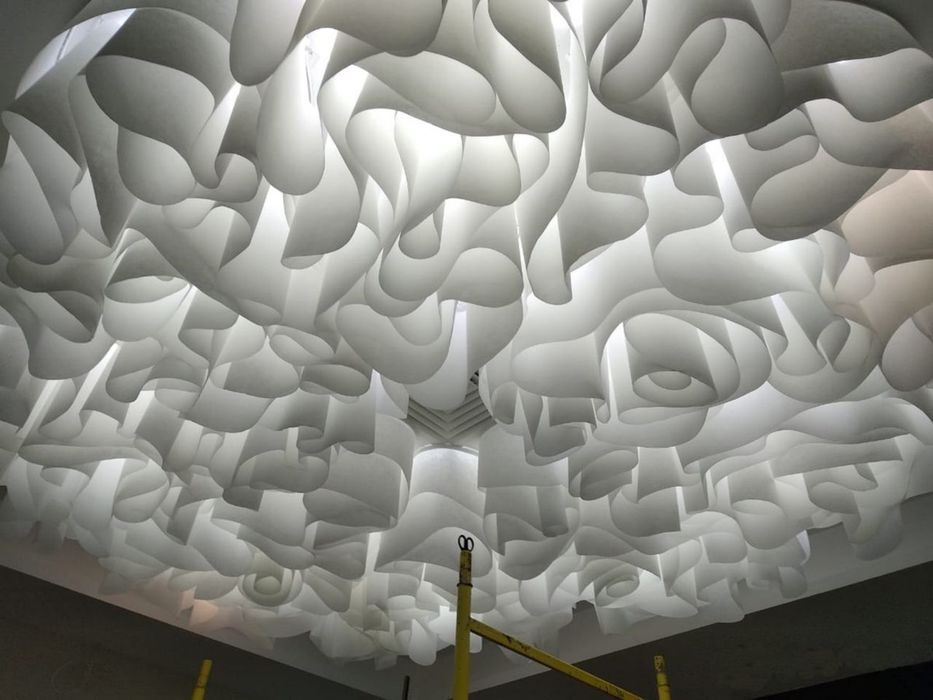 ВОЛНИСТЫЕ ПОТОЛКИ | Defuzer potolok | To’lqinsimon shiftlar |