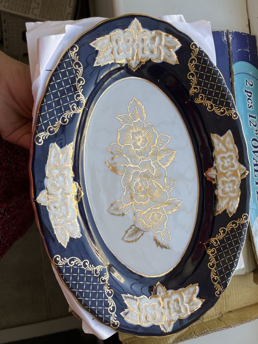 Тарелка овальный.