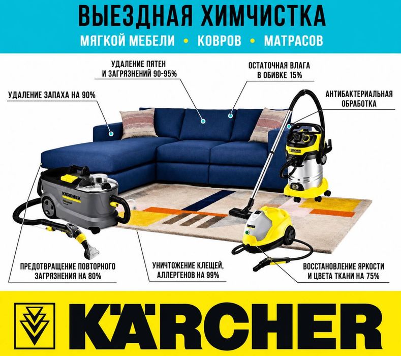 Выездная химчистка мебели