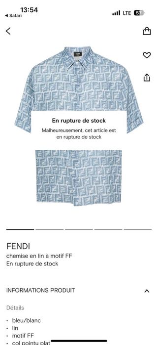 Ленен комплект Fendi
