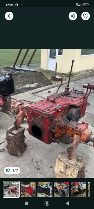 Vînd motor și cutie tractor utb650 în stare foarte bunăă