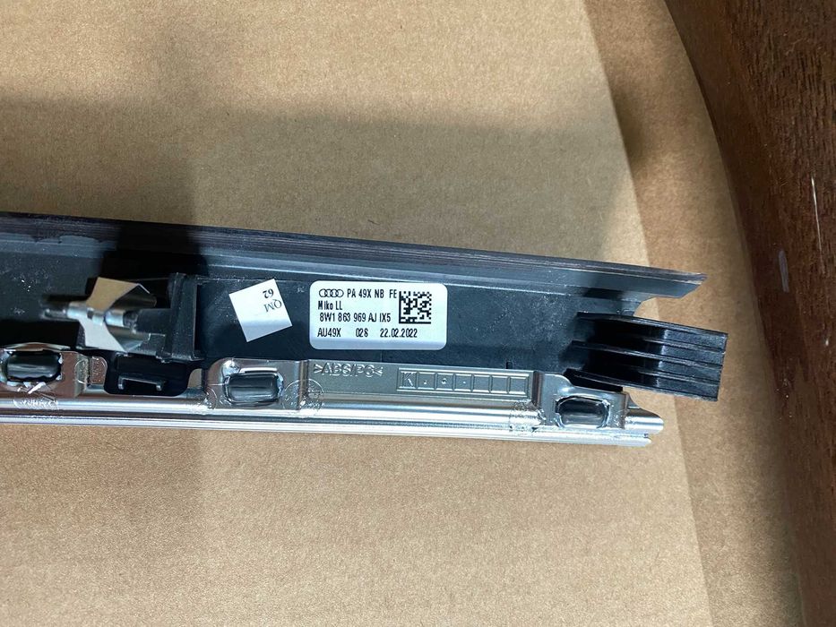 Set trimuri ornamente mahon lemn Audi A4 A5 B9, noi, originale