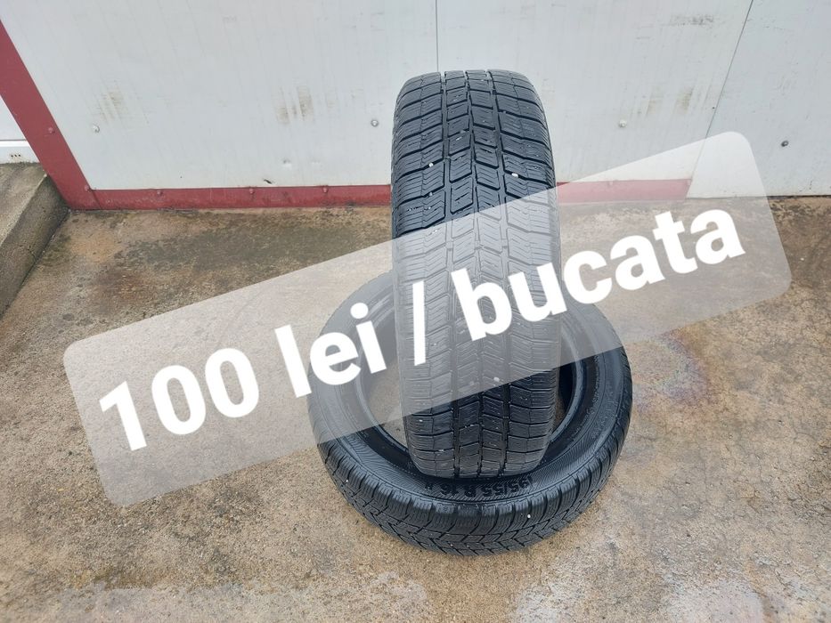 100 lei bucata! Doua anvelope M+S/IARNA 195 55 r16 Barum