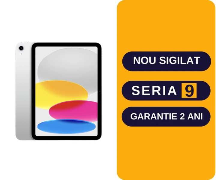 Tabletă Apple iPad 10, 64GB / Garantie 24 Luni / Seria9.ro