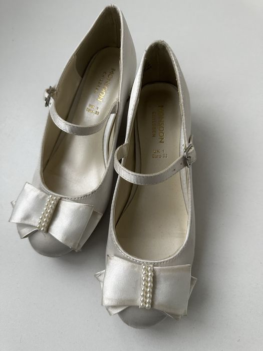 Туфельки для девочки MONSOON, размер 32–33