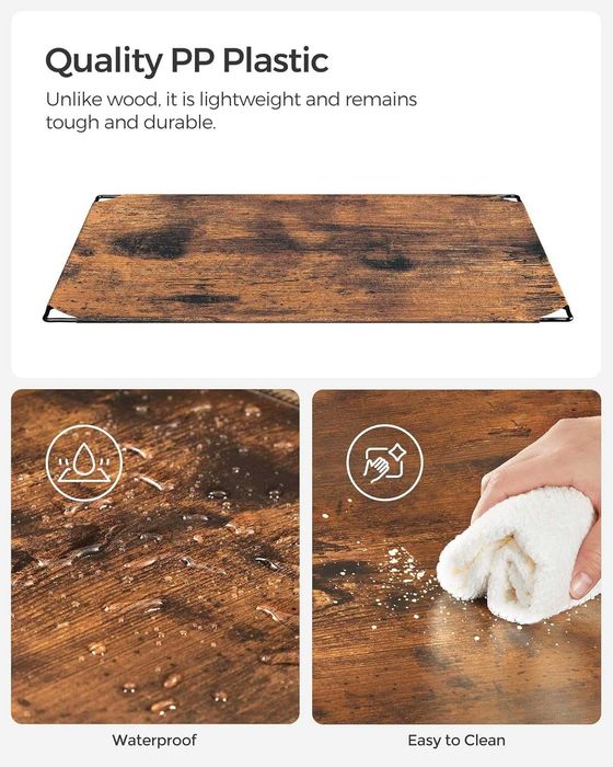 Органайзер за обувки в дървесен десен