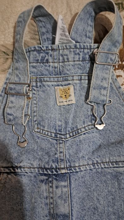 Джинсовый комбинезон для девочек