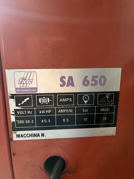 Compresor cu piston Fiac 4 kw sh