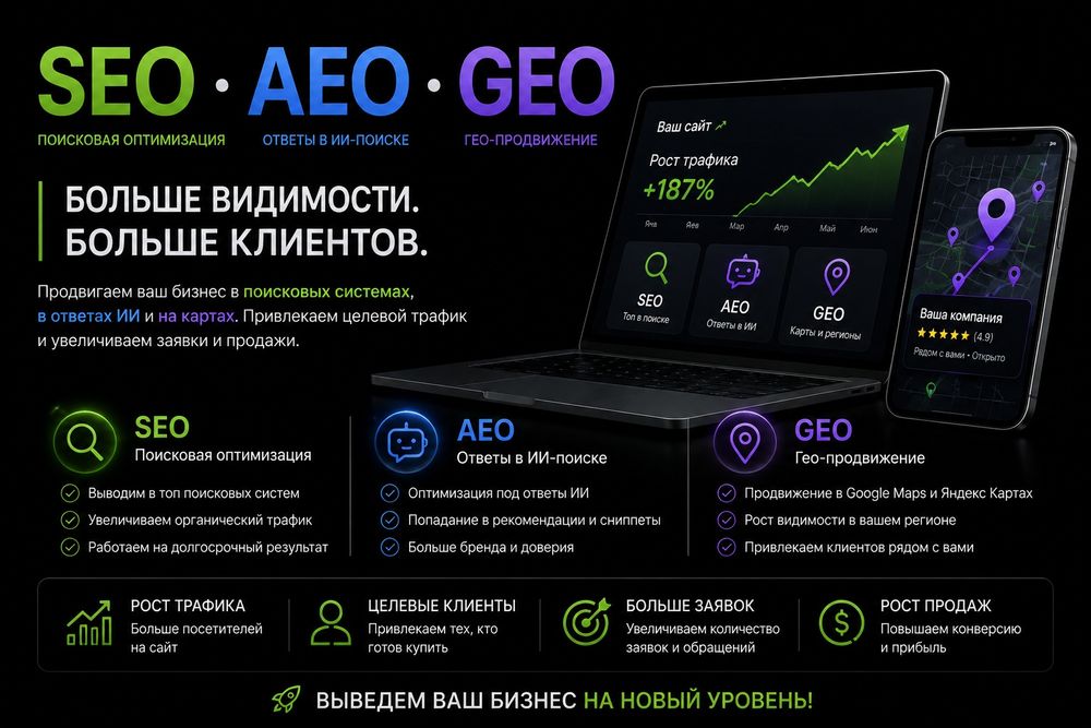 Реклама в Google и Yandex. UZNEO