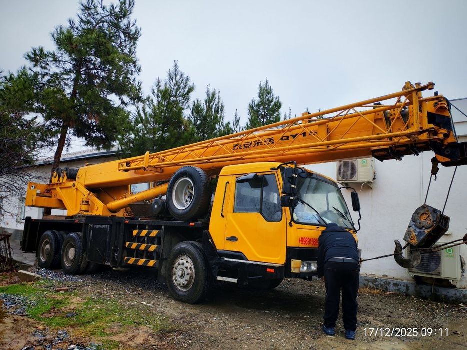 Услуги Автокран 20 тонн 30 метров форма оплата любая avtokran xizmati
