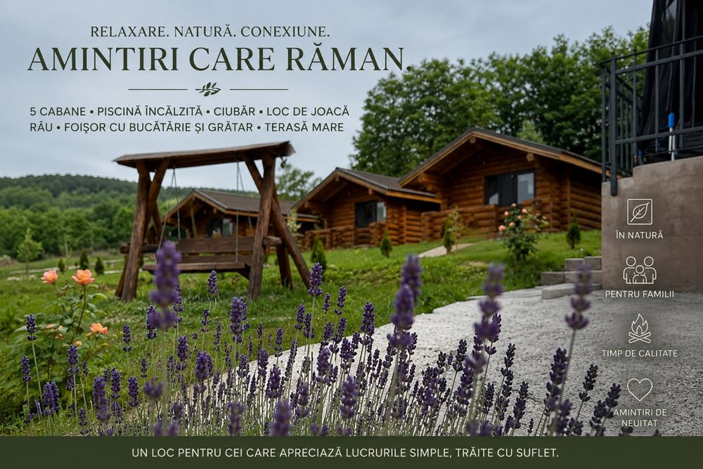 Cabanute cu piscina incalzita