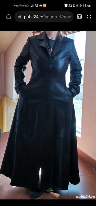 Geaca piele gotic style noua