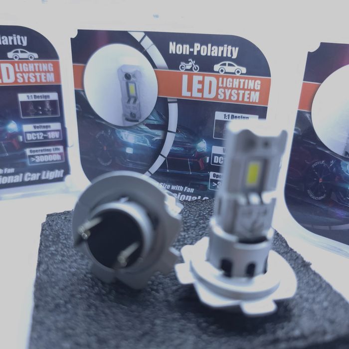 НОВО!!! H7 led canbus!!директен монтаж!! 55W комплект!!