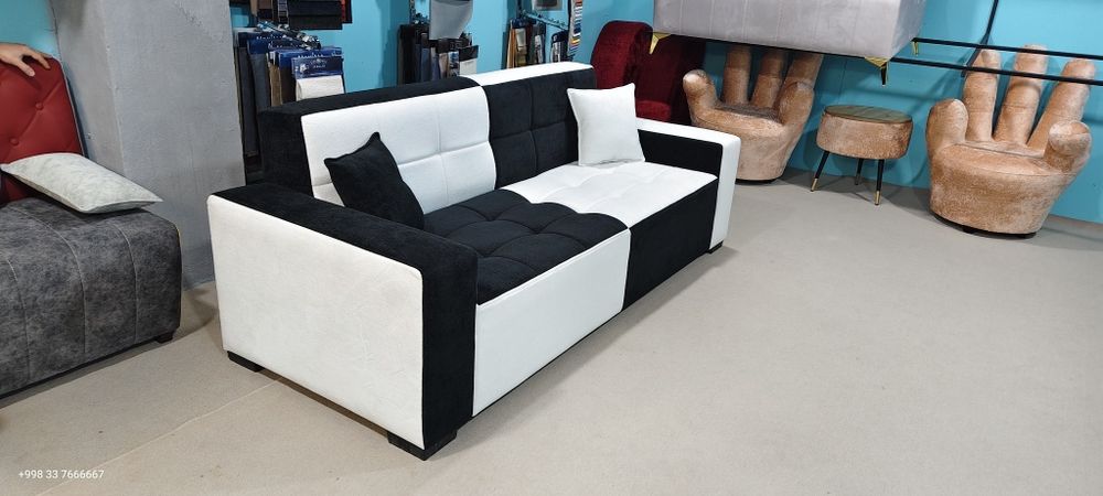 Диван для дома и офиса ткань букле