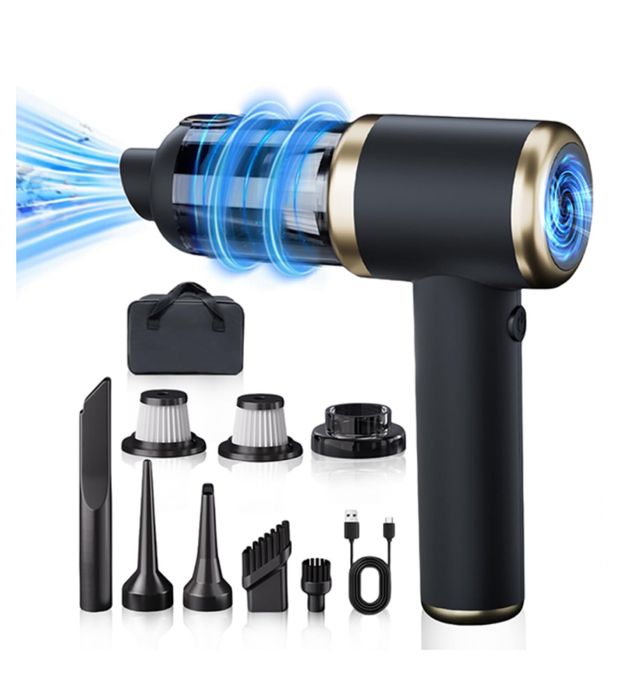 Aspirator auto puternic si mic, 3 in 1