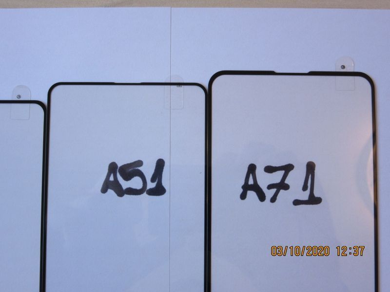 Samsung Galaxy A31 A51 A71 / 5D ЦЯЛО ЛЕПИЛО Стъклен протектор