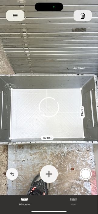 Lada plastic depozitare