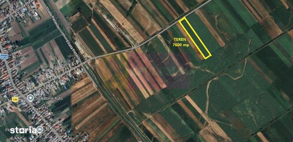 Cosoba, teren 7600 mp intravilan pe str Guliei