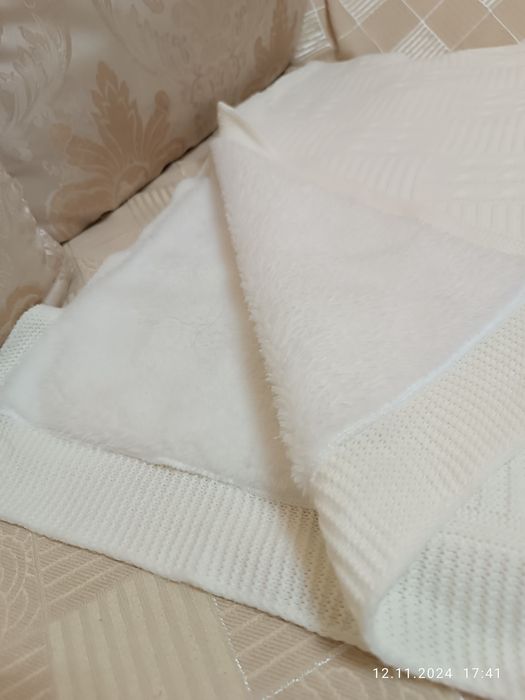 Детский вязанный плед