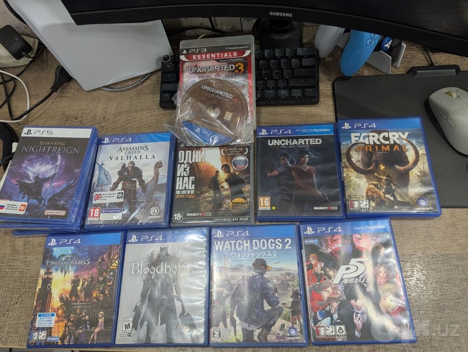Диски Playstation 4/5 и XBOX