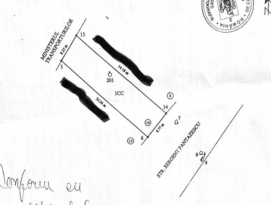 Teren central Sergent Pantazescu 287mp Pitesti