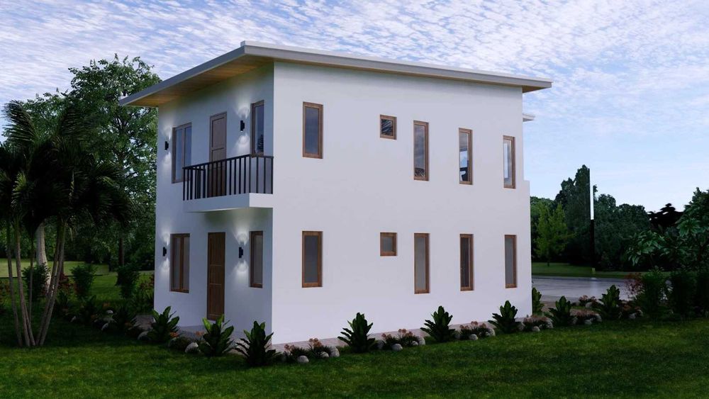 НА ИЗПЛАЩАНЕ - Двуетажна сглобяема къща с 4 спални, 108 кв. м