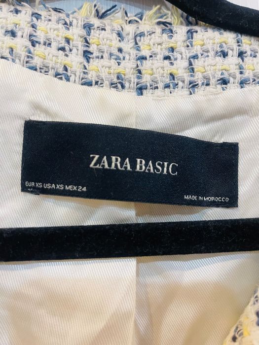 Красиво сако с копчета с мъниста Зара Zara