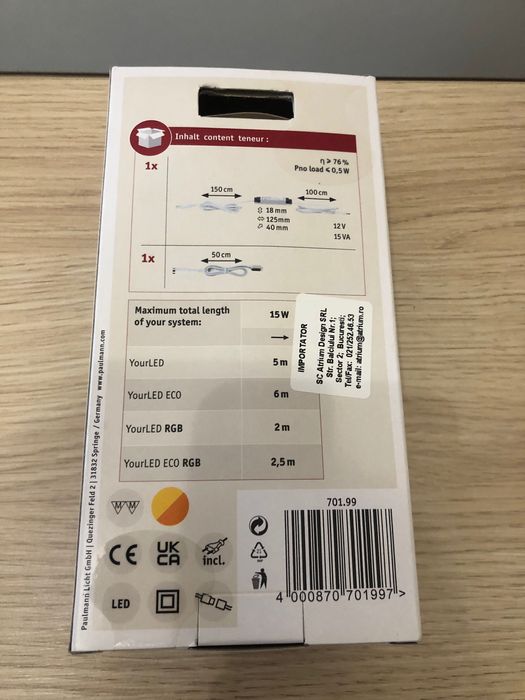 Transformator LED - NOU in cutie