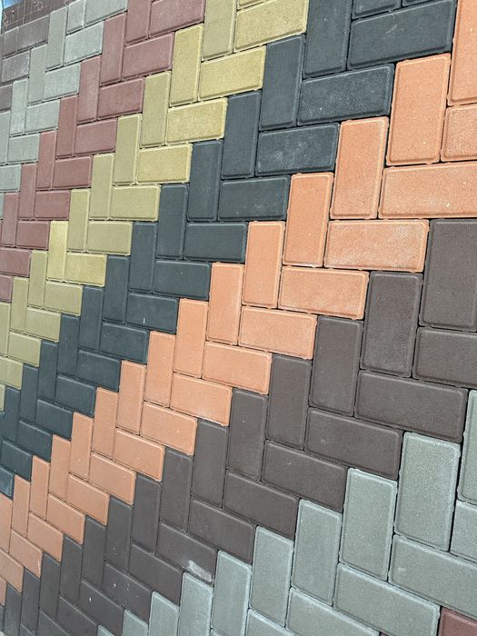 Брусчатка Кирпичик Старый город Ландхаус 3д