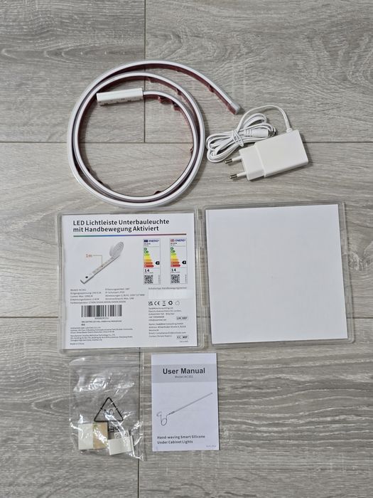 Bandă LED SIBI LIGHTING 1M pentru sub dulap, reglabilă, 24V, autoadezivă
