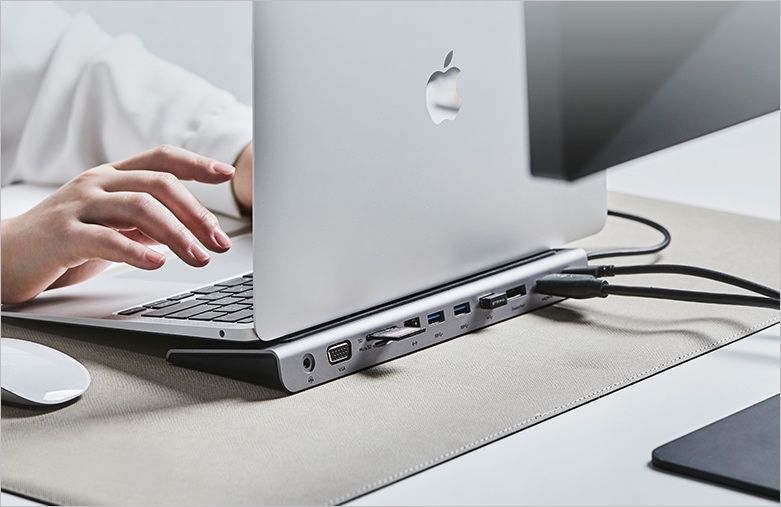 Док станция Belkin - USB-C 11-in-1 Multiport Dock - Gray