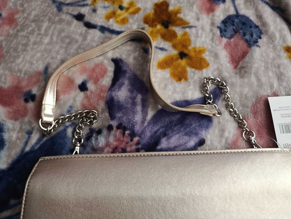 Сумка клатч золотистый цвет