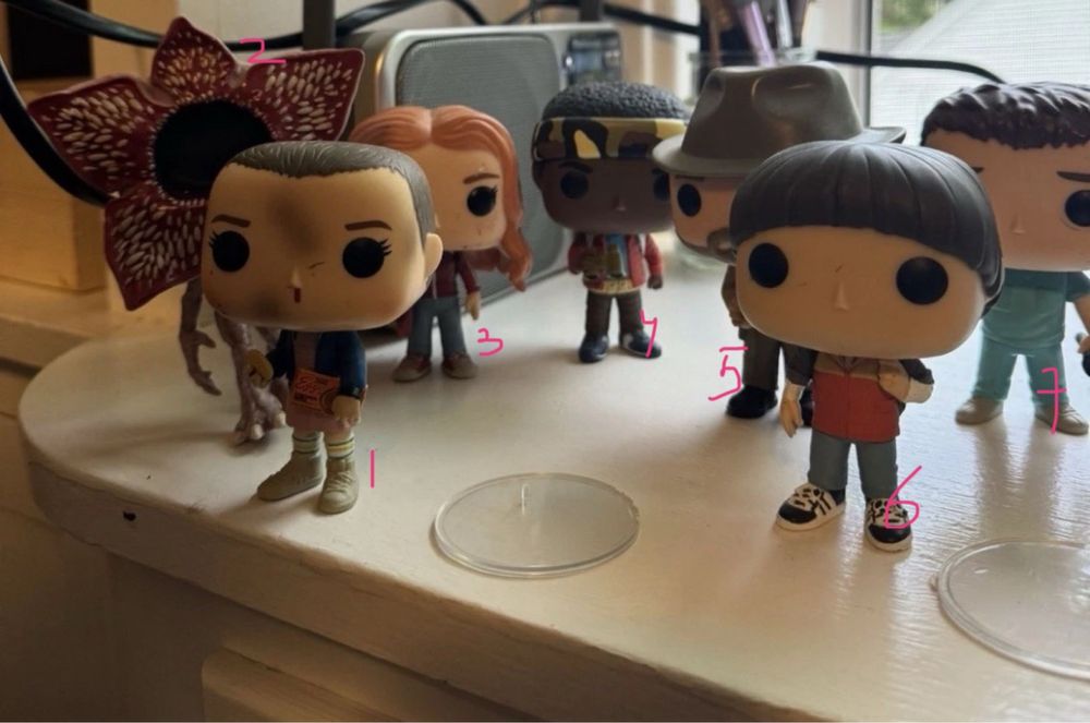 Оригиналтные фигурки funko pop stranger things