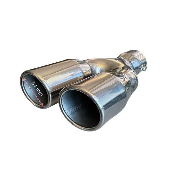 Спортен накрайник двуцевка ауспух двустранен