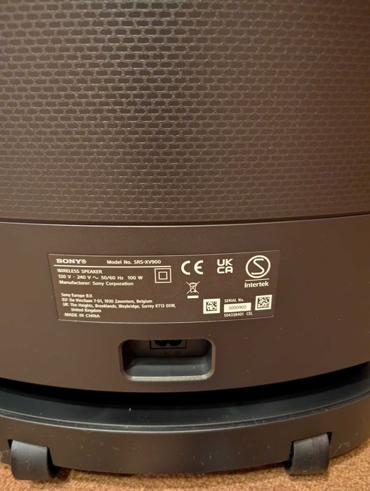 NOU - Boxa  Sony SRS-XV900 Mega Bass Sunet 360 - livrare in tara