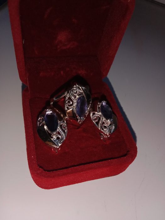 Набор серебро новый