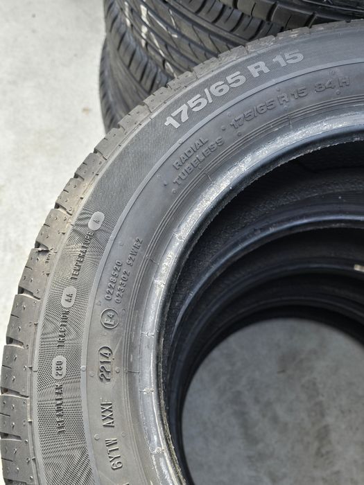 4 Броя 175/65/15 Continental 7,5mm КАТО НОВИ