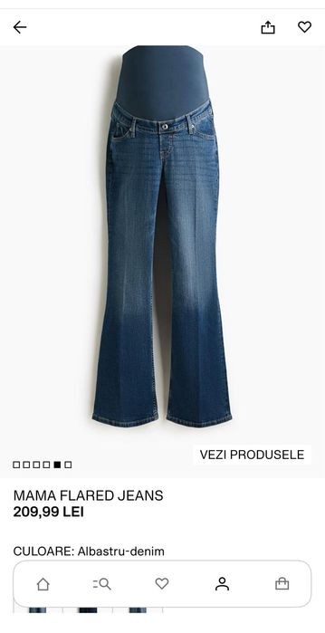 Blugi femei însărcinate/gravide H&M