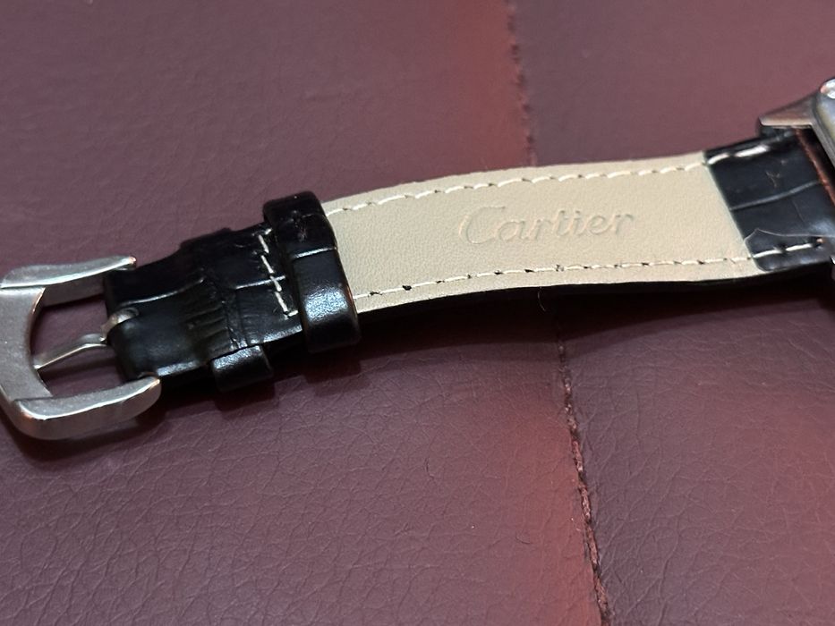 Нов Cartier Santos Часовник с Кожена Каишка