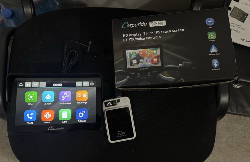 Carpuride 702 B PRO carplay за мотоциклет