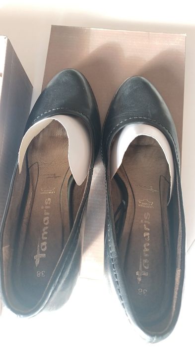Кожени обувки Tamaris