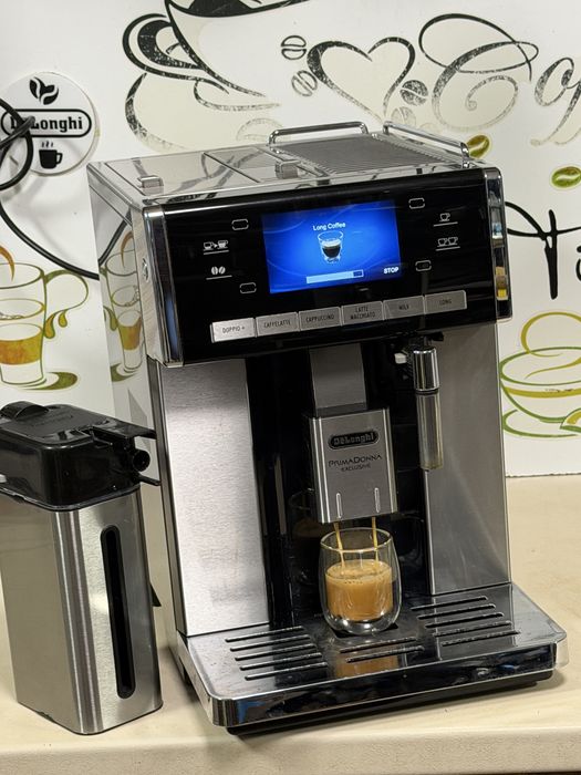 Кафемашина кафе автомат delonghi Primadonna Exclusive с гаранция