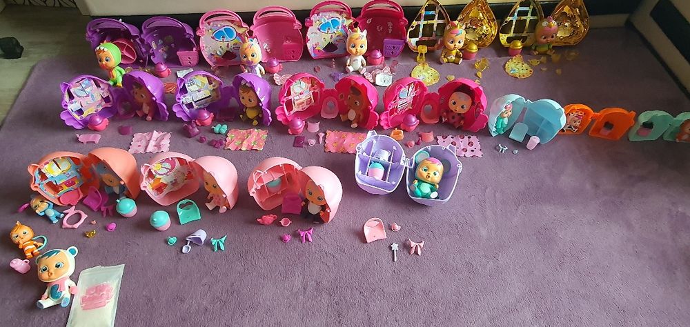 Огромен комплект cry baby сладурски играчки