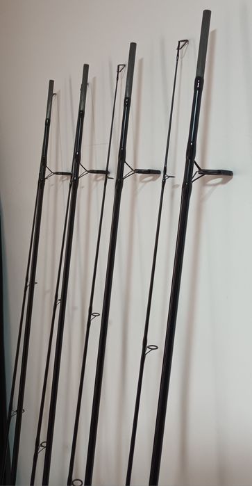 4 Lansete FLX8 CARP 3.90M 3.50Lbs 2seg + 4 Mulinete SAIMINO GH 10000