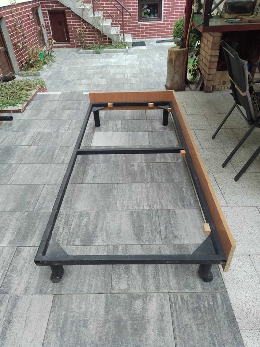 Pat cadru fier 90x200