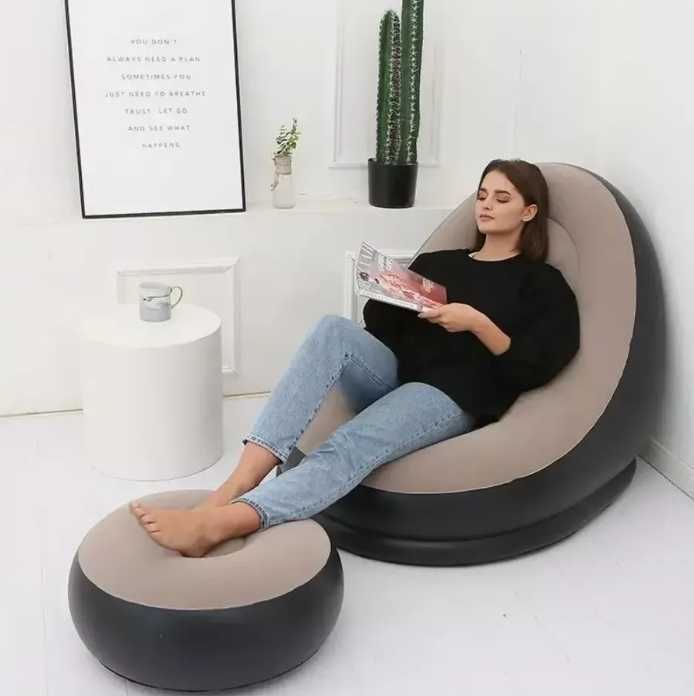 Кресло надувной-105х92х98 см Пуфик и Доставка бесплатно